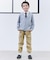 【オンライン限定カラー:グレー】ベーシック ニット カーディガン(100-130cm)