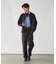 播州織 デニムライクシャンブレー ZIPブルゾン
