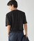 エンボスチェック クルーネックTシャツ
