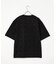 エンボスチェック クルーネックTシャツ