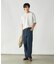 エンボスチェック クルーネックTシャツ