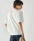 エンボスチェック クルーネックTシャツ