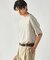 膨れジャガード クルーネックTシャツ