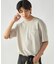 膨れジャガード クルーネックTシャツ