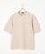 膨れジャガード クルーネックTシャツ