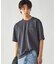 膨れジャガード クルーネックTシャツ