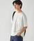 膨れジャガード クルーネックTシャツ
