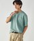 膨れジャガード クルーネックTシャツ