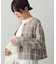 からみ織 ノーカラージャケット