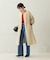 ノーカラー ニュアンス オーバーサイズコート