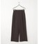 【美しいベーシックパンツ】裏メッシュ ワイドパンツ