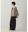 【美しいベーシックパンツ】裏メッシュ ワイドパンツ