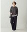 【美しいベーシックパンツ】裏メッシュ ワイドパンツ