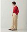 【美しいベーシックパンツ】裏メッシュ ワイドパンツ