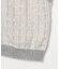 ツイードニットボタンベスト