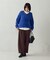 マシンウォッシャブル シャギー V ネックニット