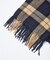 起毛チェックストール