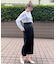 【XSサイズ展開】【ロングセラー】ハイウエストサスペンダースカート