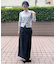 【XSサイズ展開】【ロングセラー】ハイウエストサスペンダースカート