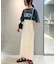 【XSサイズ展開】【ロングセラー】ハイウエストサスペンダースカート