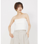 パット付き ベアトップキャミ