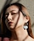 【sauvage peau 】ラウンドクロスピアス
