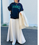 フェイクレザースカート