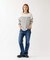 【TRICOTS JEAN MARC】ボートネック ボーダーニットプルオーバー