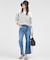 【TRICOTS JEAN MARC】ボートネック ボーダーニットプルオーバー