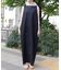 麻混ノースリーブタックワンピース