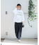オーバーサイズロゴスウェット
