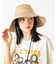 【Ruben/ルーベン】ラスターワイドブリムハット（顎紐付き）【WEB限定】