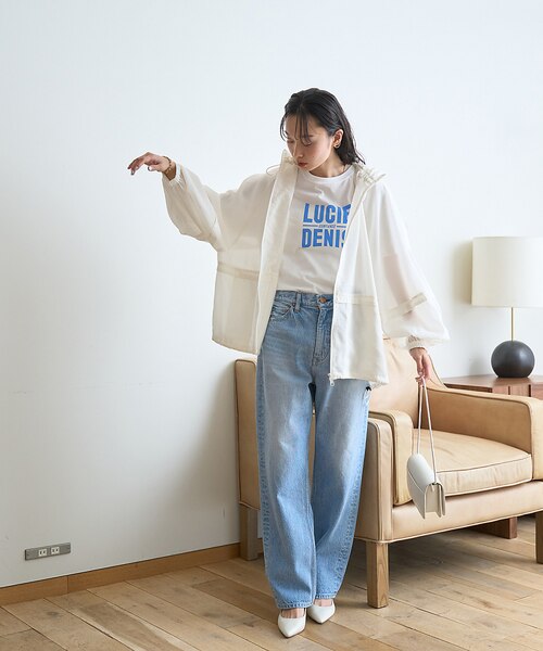 Rouge vif la cle フィブリルシアーフーディーブルゾン　ほぼ未使用 フィブリルシアーフーディーブルゾン｜ルージュ・ヴィフ・ラクレ