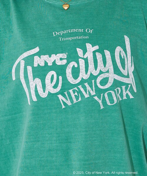 【GOOD ROCK SPEED】LIFE NEWYORKロゴ&フォトT GOOD ROCK SPEED:〈洗濯機可能〉NYC カラー ロゴ プリント TEE