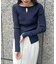 【一部店舗限定】 カットアウトリブニット