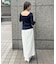 【一部店舗限定】 カットアウトリブニット