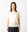 【MICA&DEAL/マイカアンドディール】sheer knit polo sh