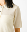 【MICA&DEAL/マイカアンドディール】sheer knit polo sh