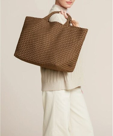 NAGHEDI/ナゲティ】ラージトートバッグ St Barths large｜ルージュ 