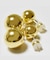 【LUV AJ/ラヴエージェイ】DOUBLE BALL EARRINGS ピアス