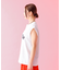【Le Melange/ル・メランジュ】プリントノースリーブTシャツ/コラボ/ノ