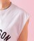 【Le Melange/ル・メランジュ】プリントノースリーブTシャツ/コラボ/ノ