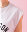 【Le Melange/ル・メランジュ】プリントノースリーブTシャツ/コラボ/ノ