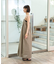 シルバードット刺繍ワンピース