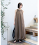 ノースリーブ バルーンワンピース