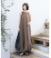 ノースリーブ バルーンワンピース