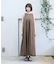 ノースリーブ バルーンワンピース