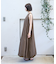ノースリーブ バルーンワンピース