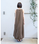 ノースリーブ バルーンワンピース