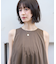 ノースリーブ バルーンワンピース